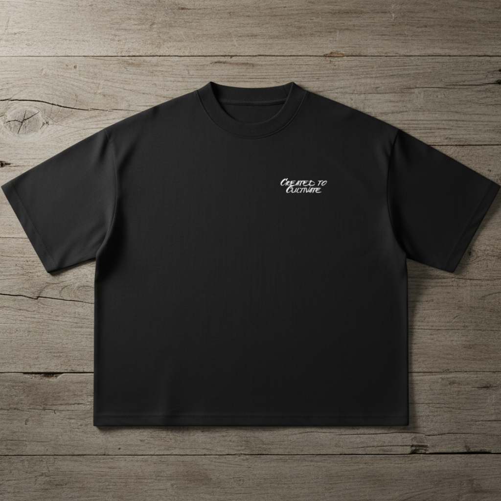 Logos in Bloom | The Created Boxy Tee