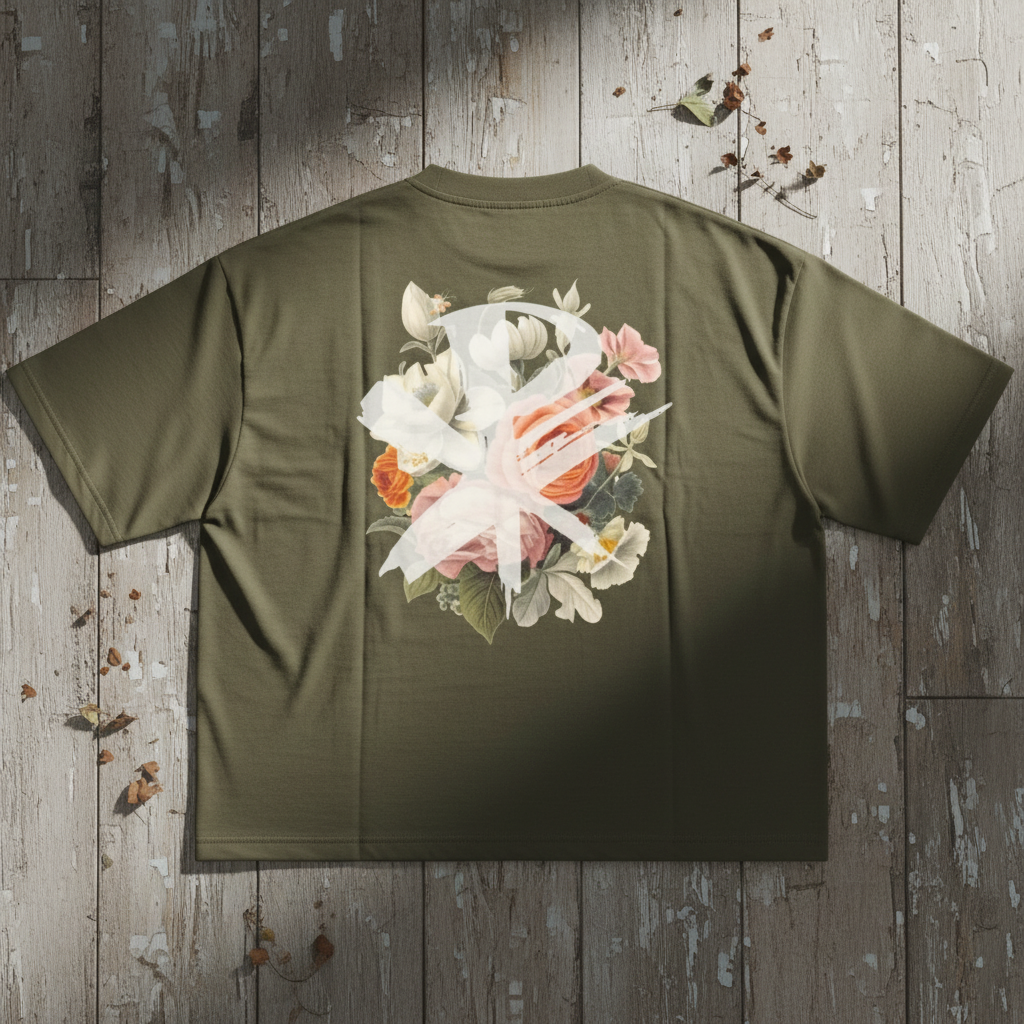 Logos in Bloom | The Created Boxy Tee