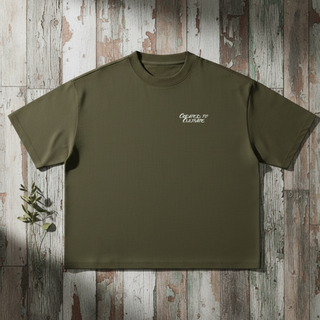 Logos in Bloom | The Created Boxy Tee
