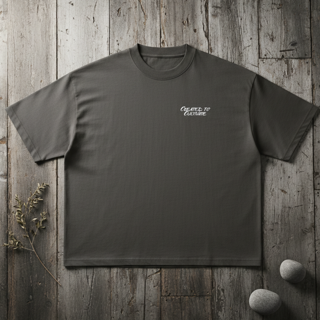 Logos in Bloom | The Created Boxy Tee